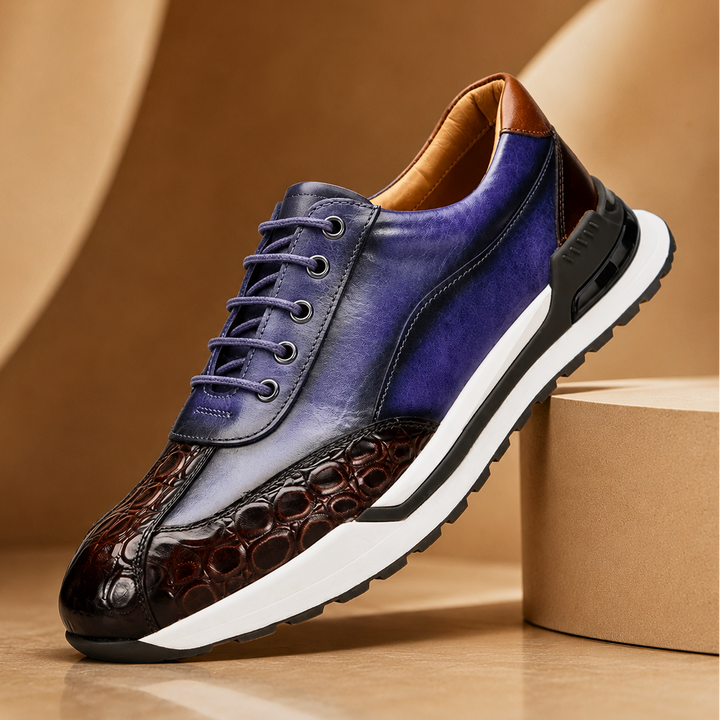 Santino Orthopaedic Leather Trainers