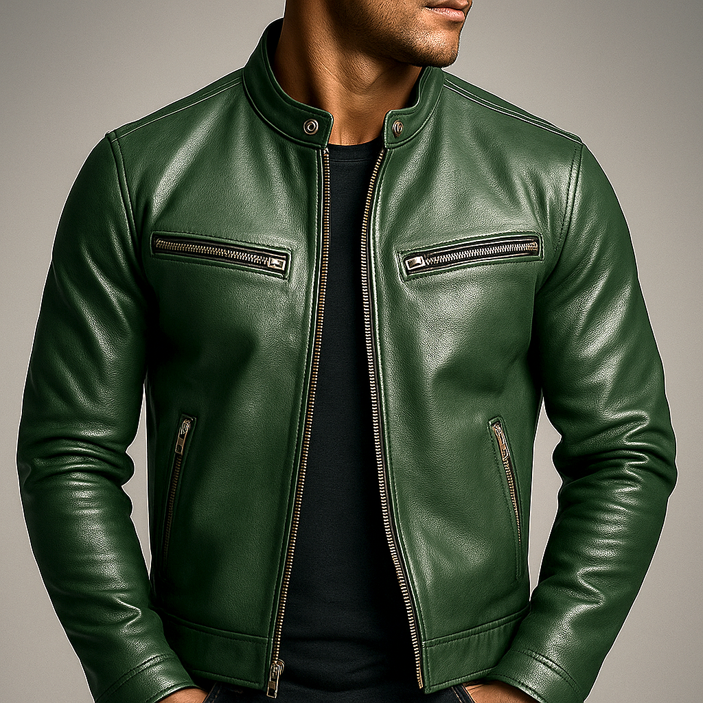 Guido Vintage Leather-Look Jacket