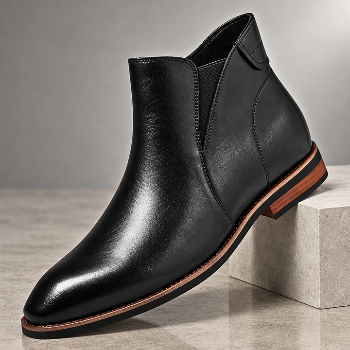 Salvatore Italian Leather Chelsea Boots