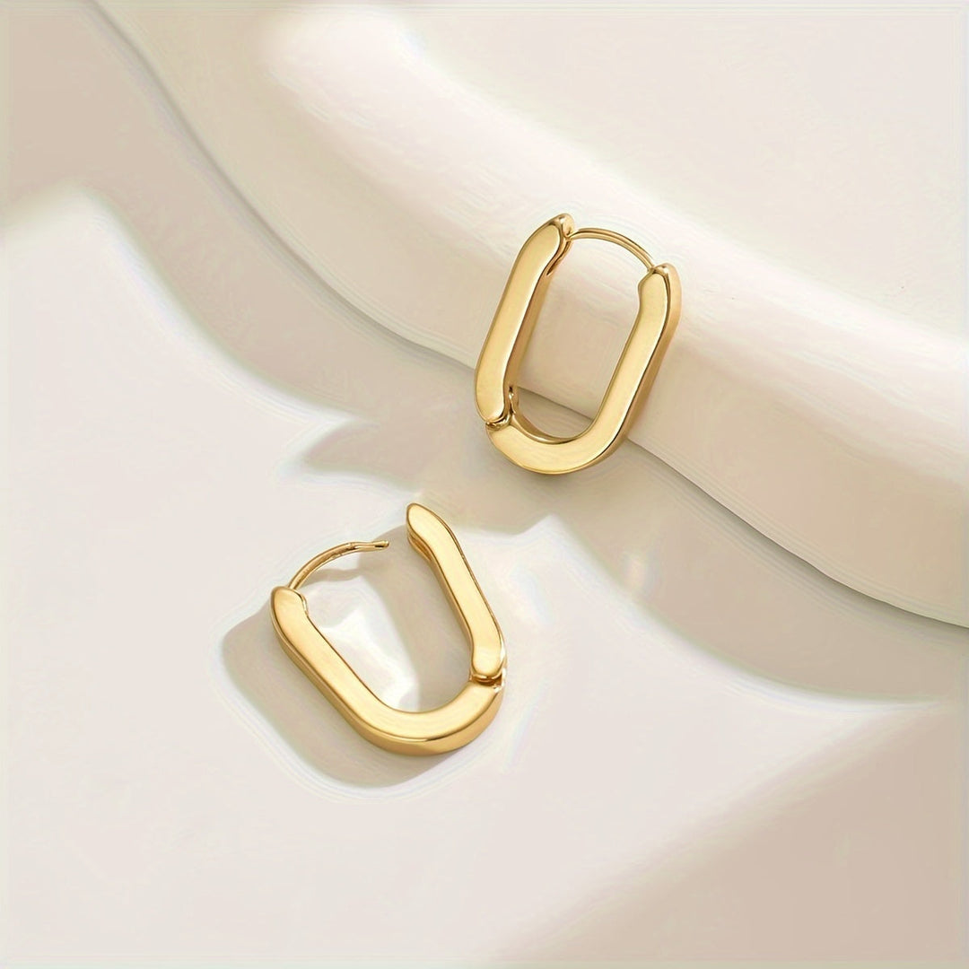 Boucles d'oreilles géométriques élégantes