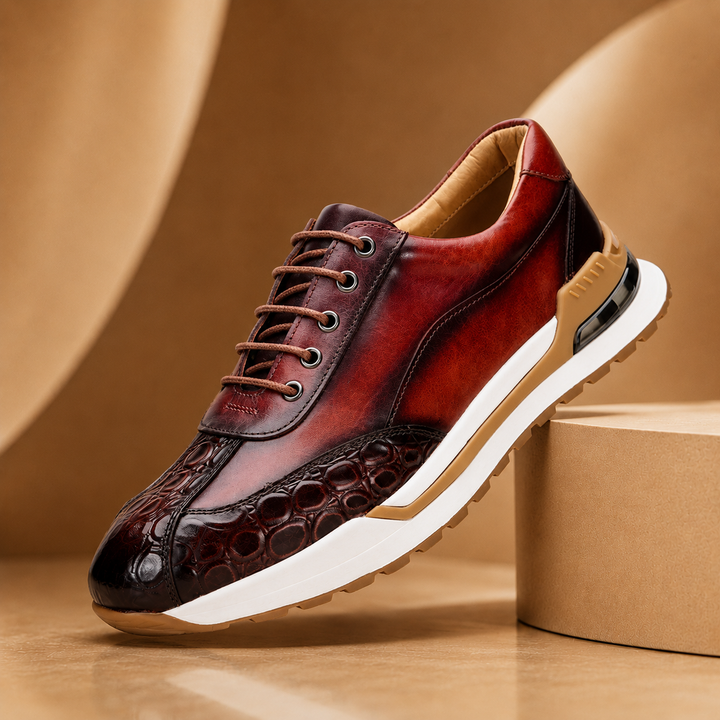 Santino Orthopaedic Leather Trainers