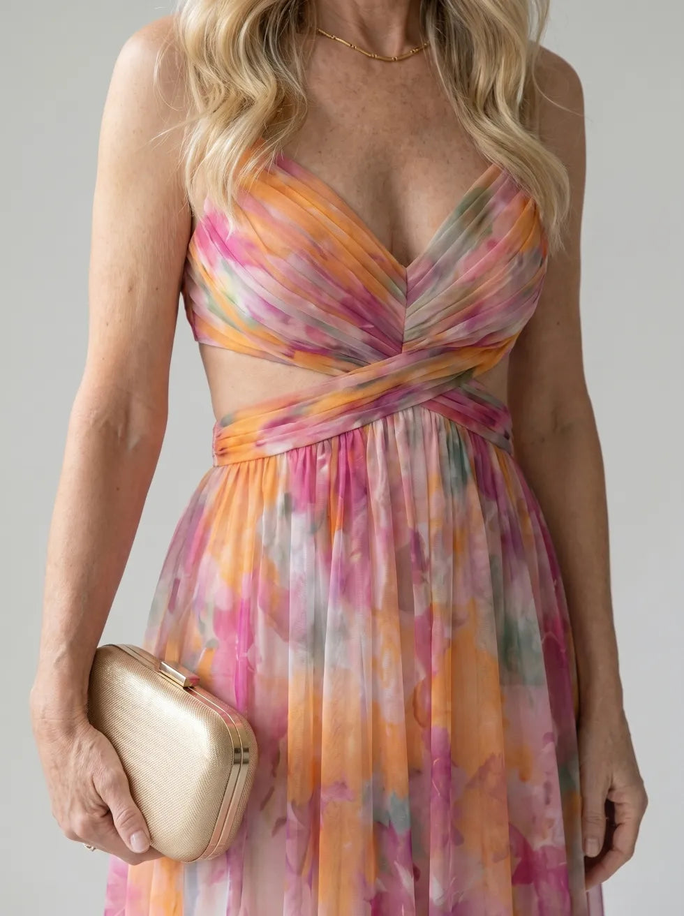 Isel Soft Wrap Maxi Dress by Roseworth London
