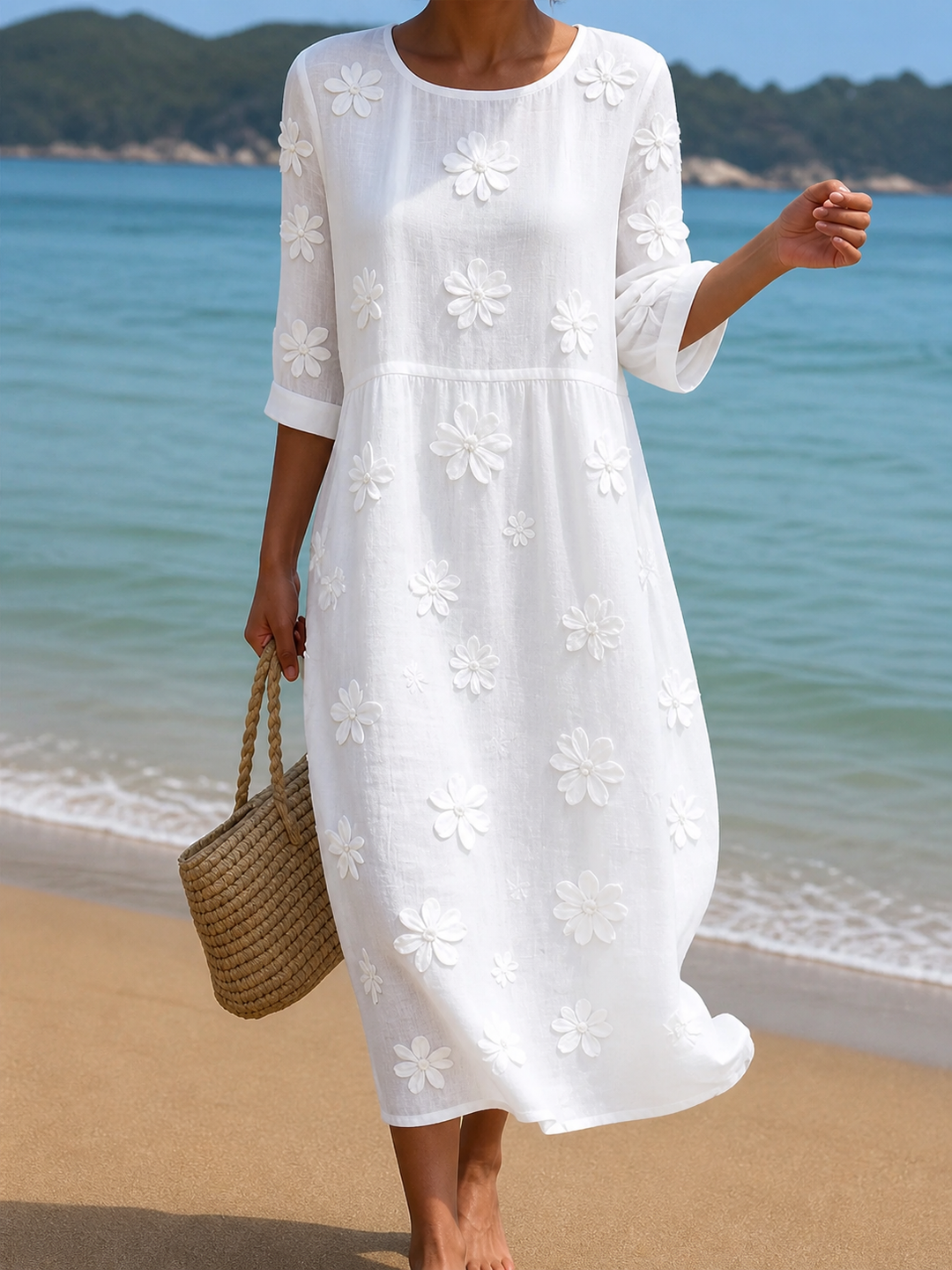 Floral-print dress by Roseworth London