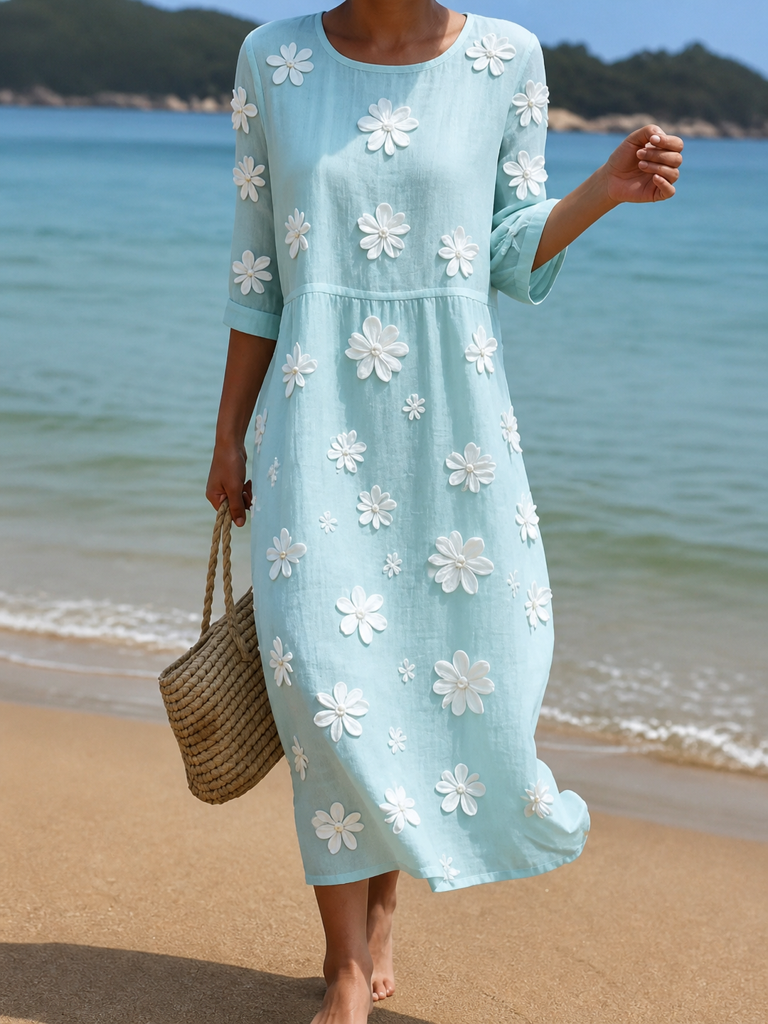 Floral-print dress by Roseworth London