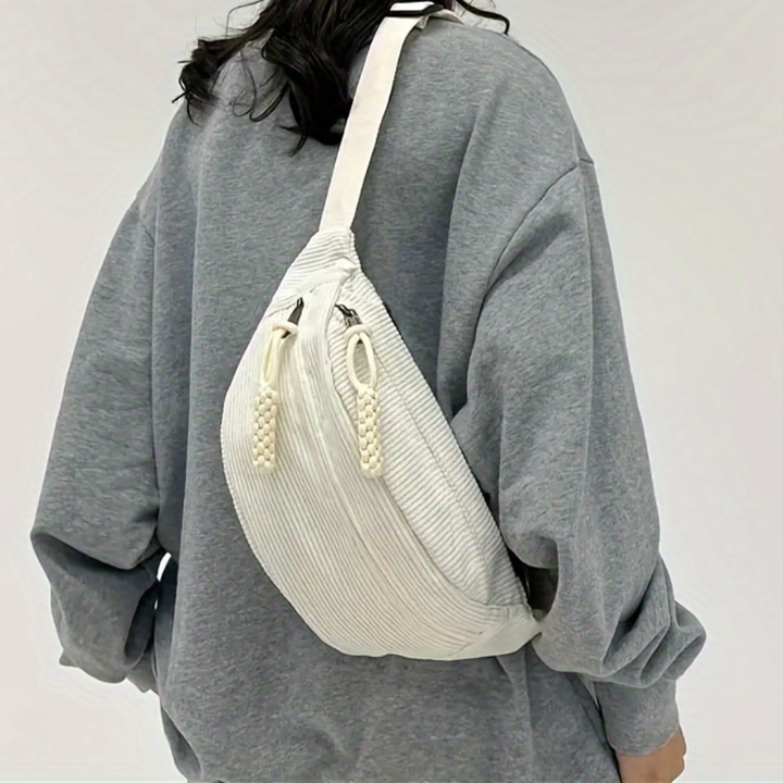 Petra Corduroy Shoulder Bag