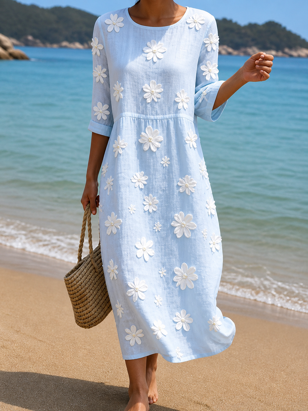 Floral-print dress by Roseworth London