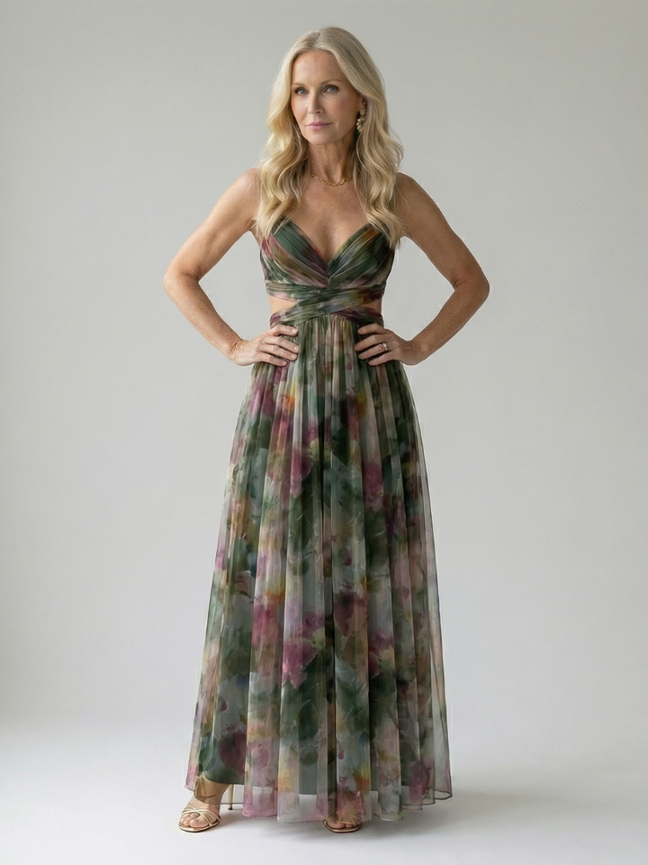 Isel Soft Wrap Maxi Dress by Roseworth London