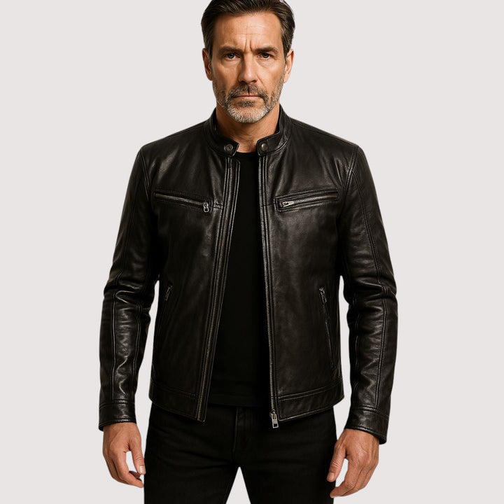Martin Classic Leather Biker Jacket