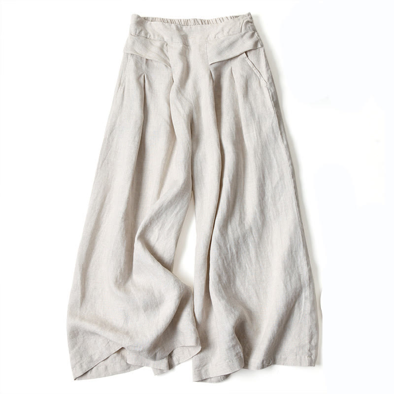 MARISA WIDE-LEG RELAXED TROUSERS