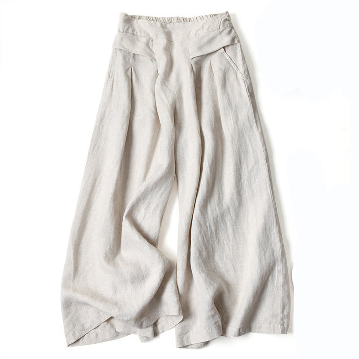 MARISA WIDE-LEG RELAXED TROUSERS