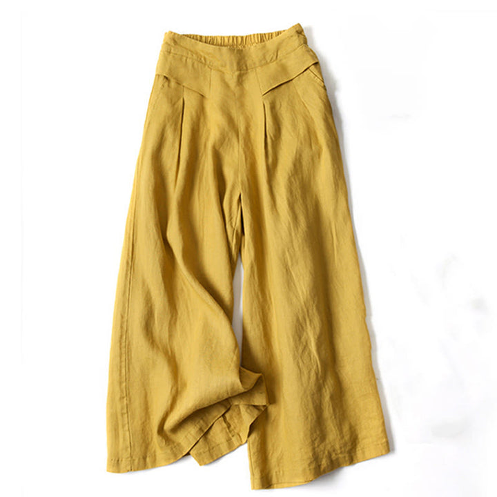 MARISA WIDE-LEG RELAXED TROUSERS