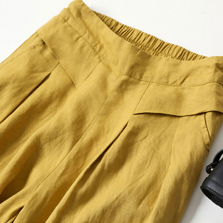 MARISA WIDE-LEG RELAXED TROUSERS