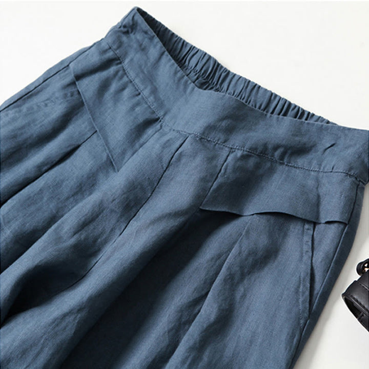 MARISA WIDE-LEG RELAXED TROUSERS