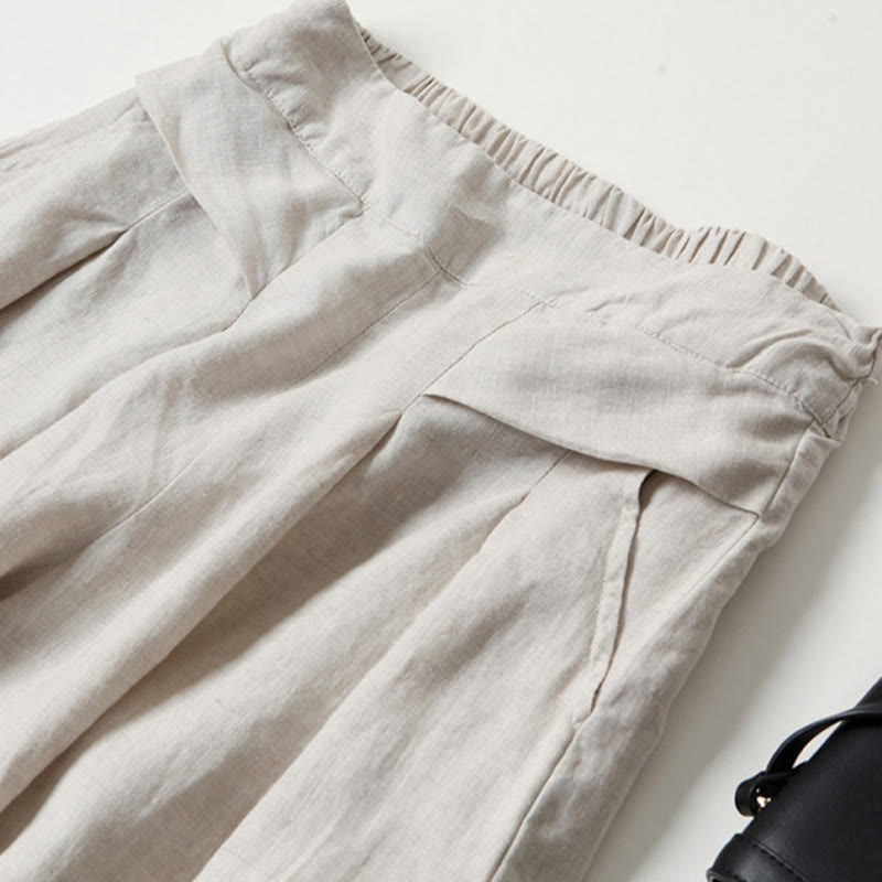 MARISA WIDE-LEG RELAXED TROUSERS