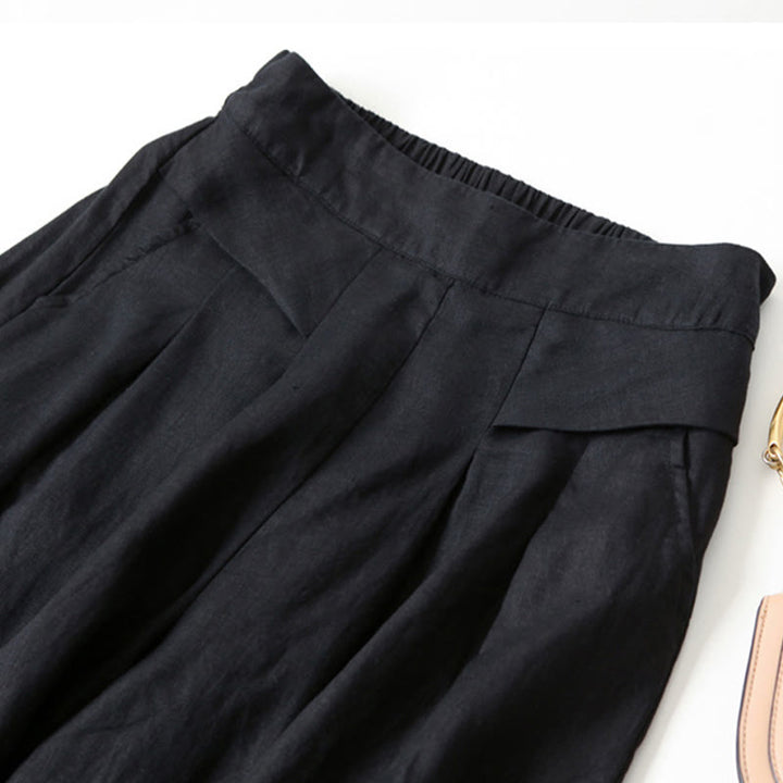 MARISA WIDE-LEG RELAXED TROUSERS