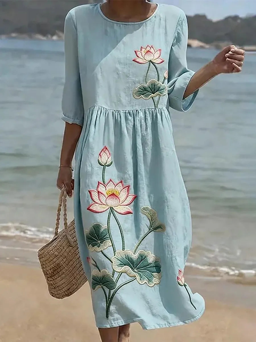 Floral-print dress by Roseworth London