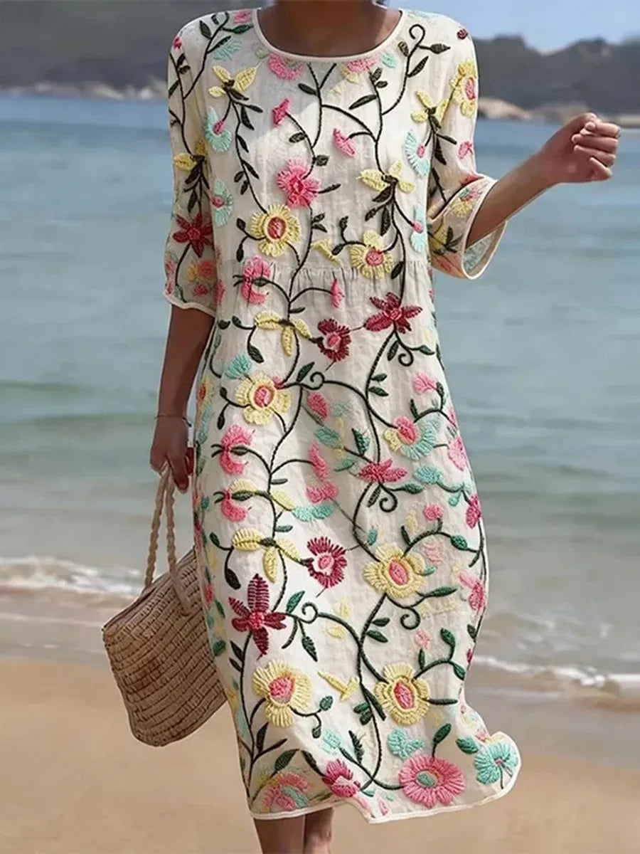 Floral-print dress by Roseworth London