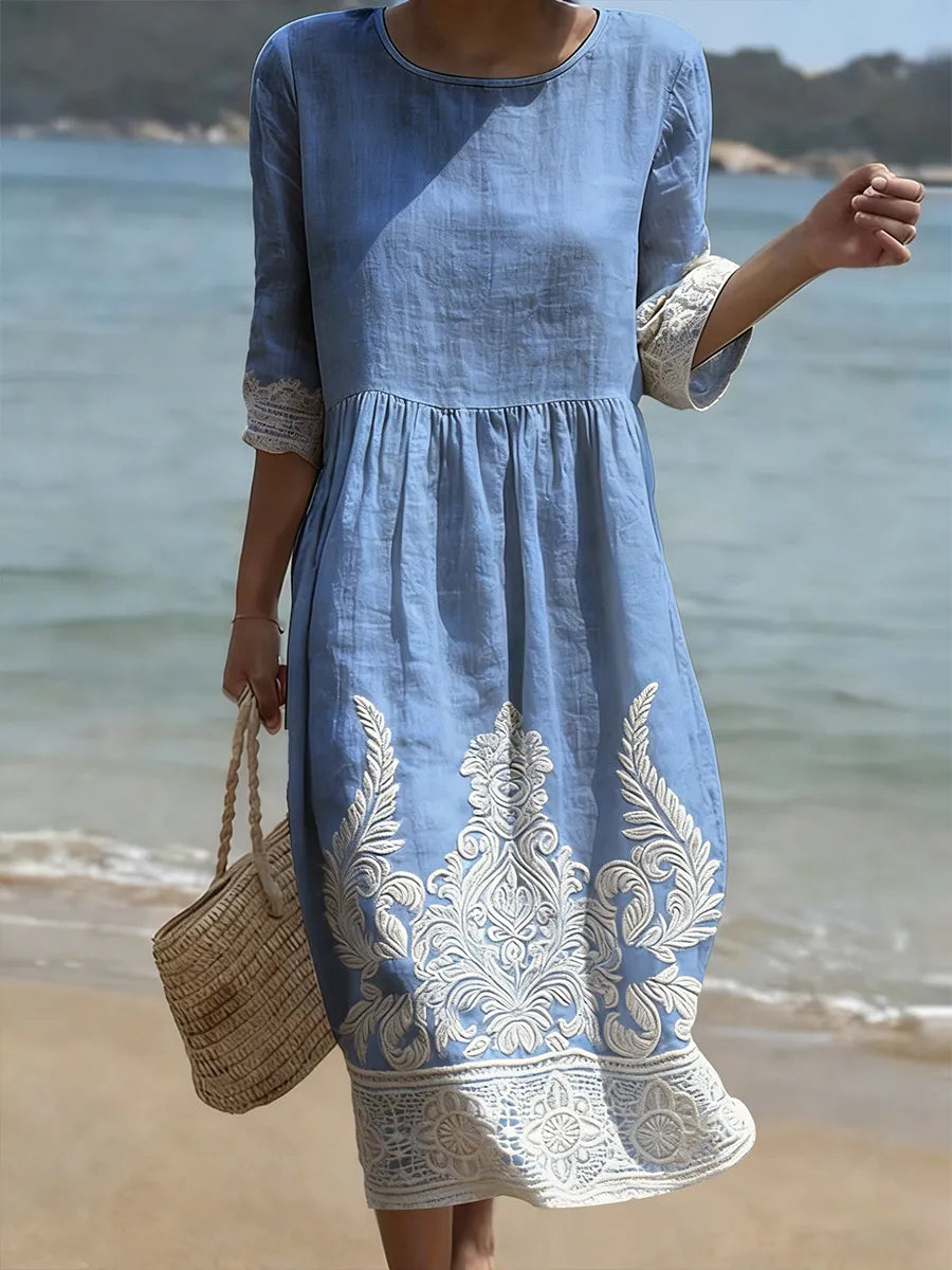 Floral-print dress by Roseworth London