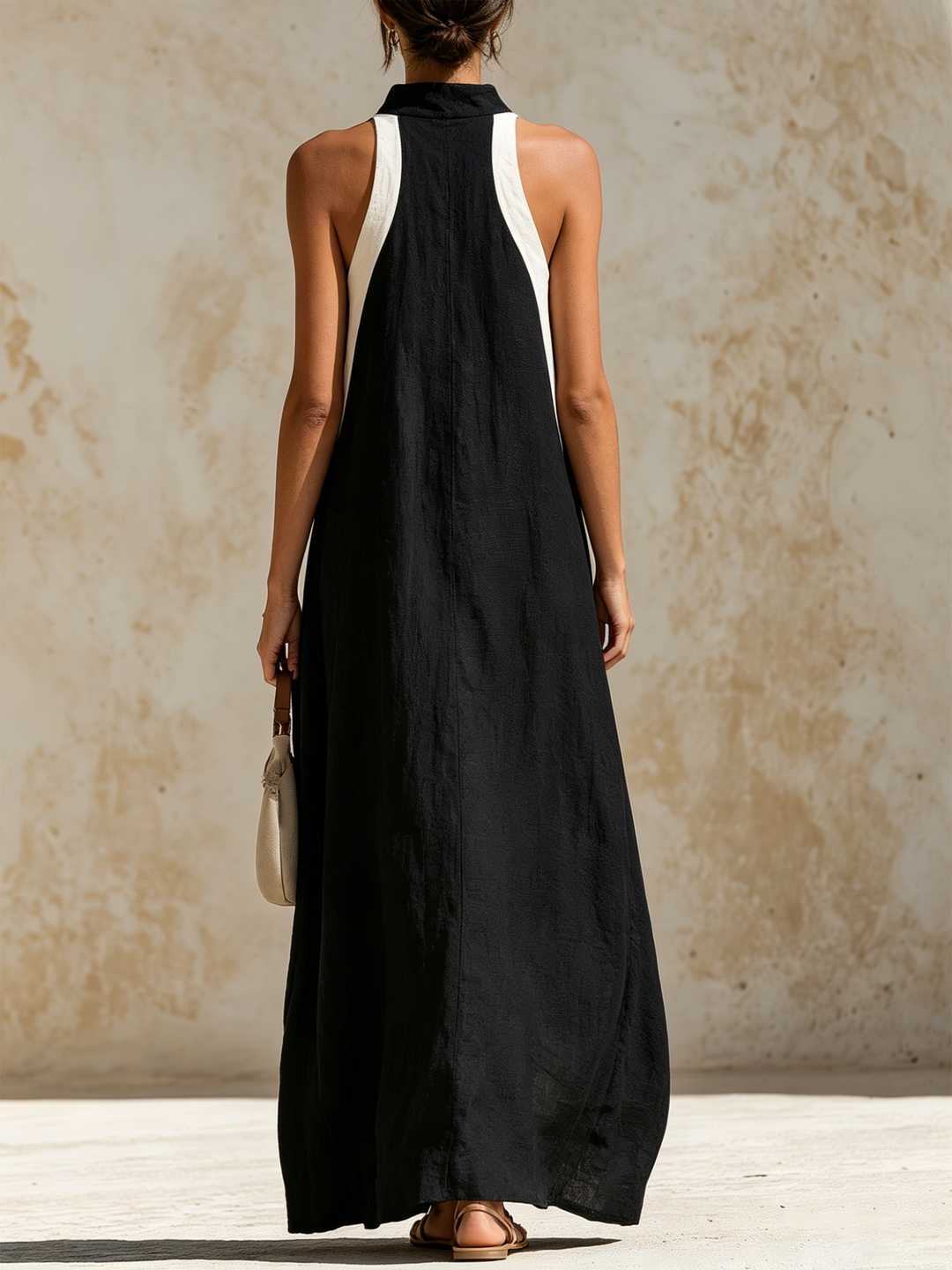 Rossella Long Linen Dress