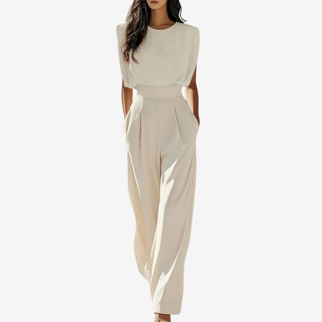 Catherine™ | Belted Jumpsuit
