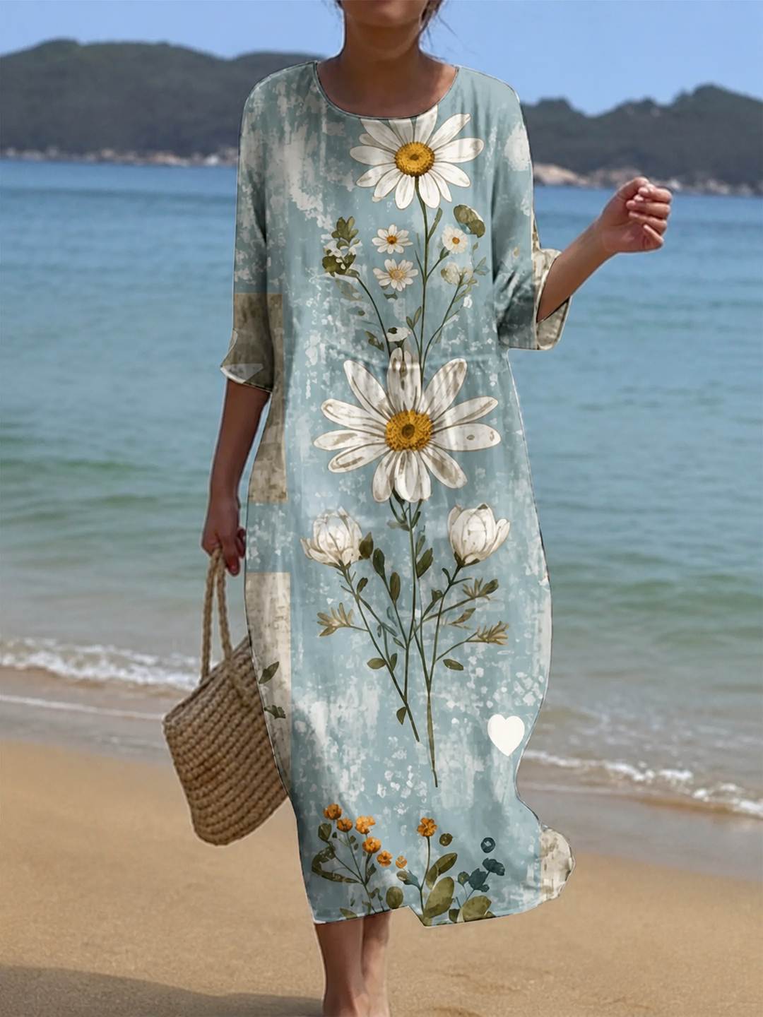 Floral-print dress by Roseworth London