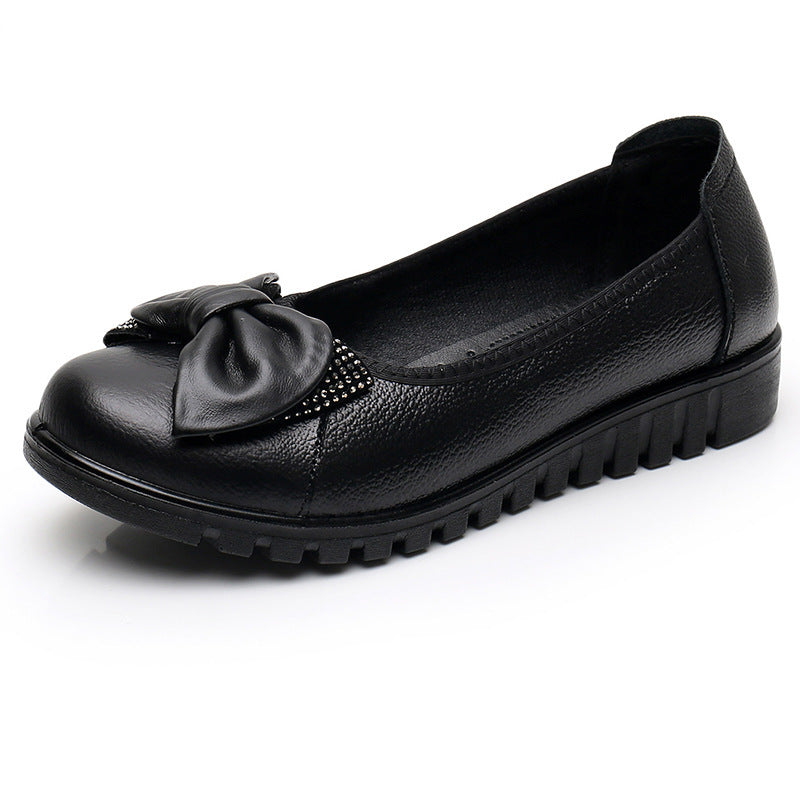 Agnes Bow-Detail Slip-On Shoes