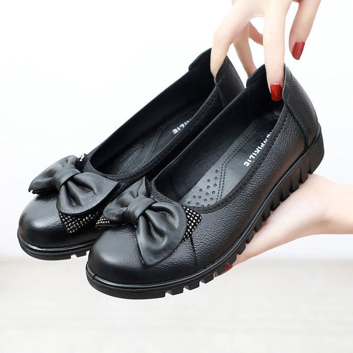 Agnes Bow-Detail Slip-On Shoes