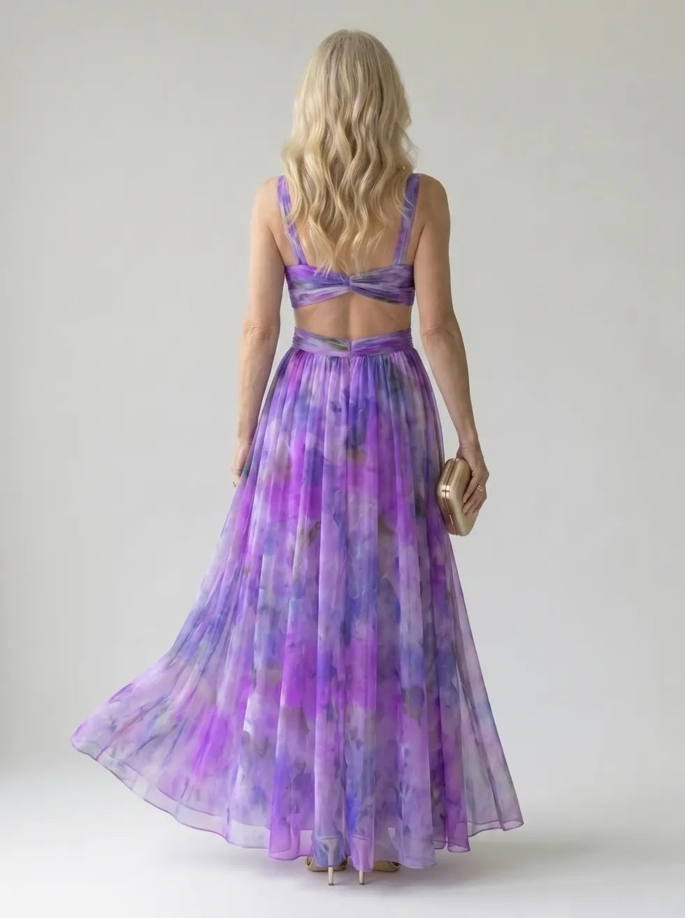 Isel Soft Wrap Maxi Dress by Roseworth London