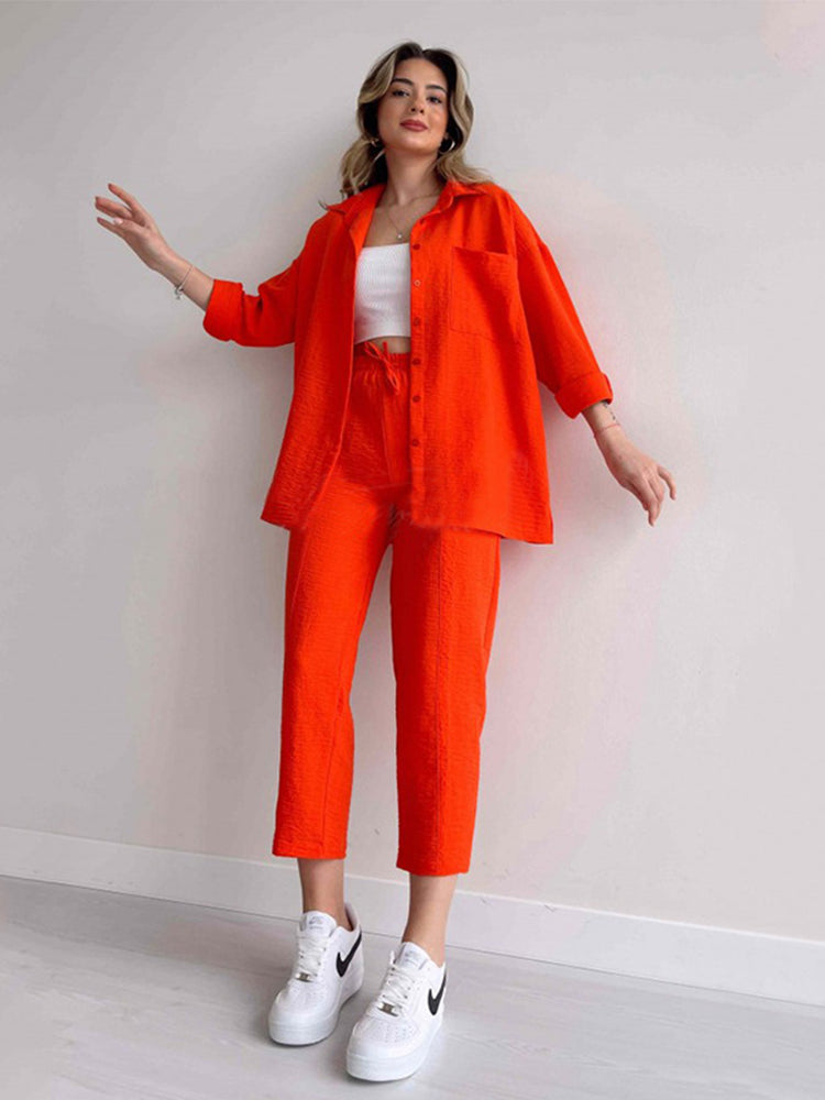 CARLA LINEN TWO PIECE SET