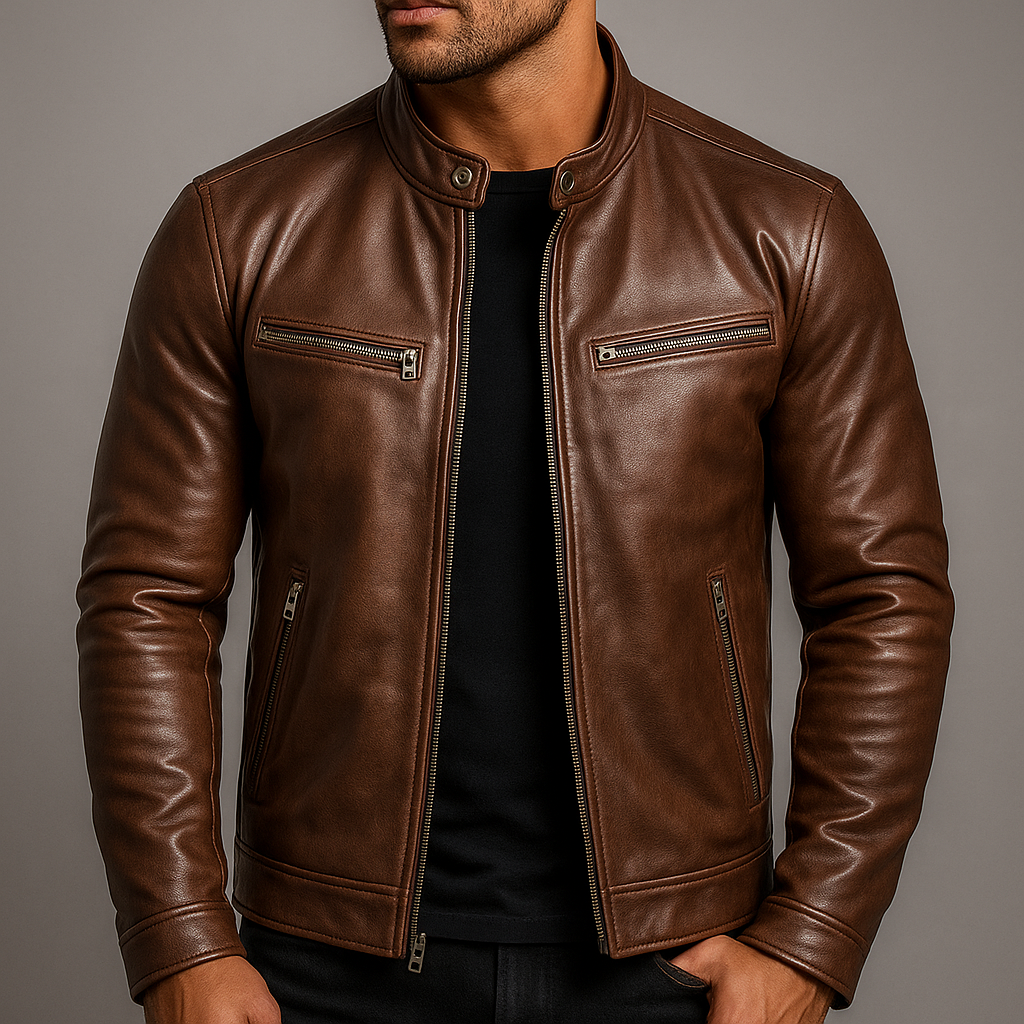 Guido Vintage Leather-Look Jacket