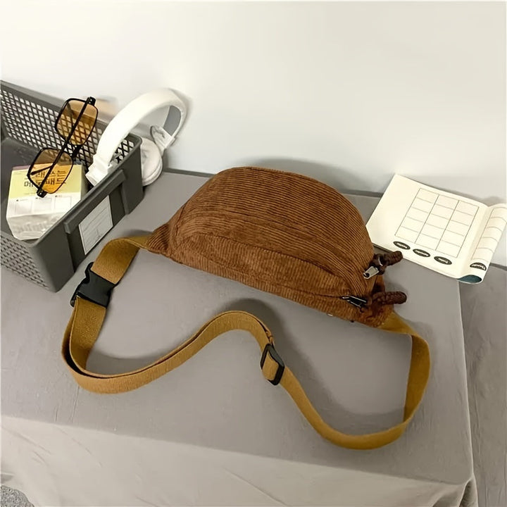 Petra Corduroy Shoulder Bag