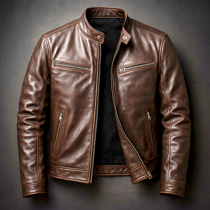 Guido Vintage Leather-Look Jacket