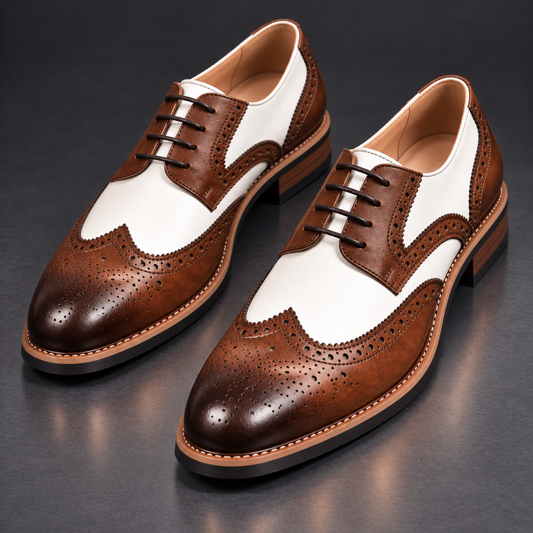 Nico Brogue Leather Oxfords