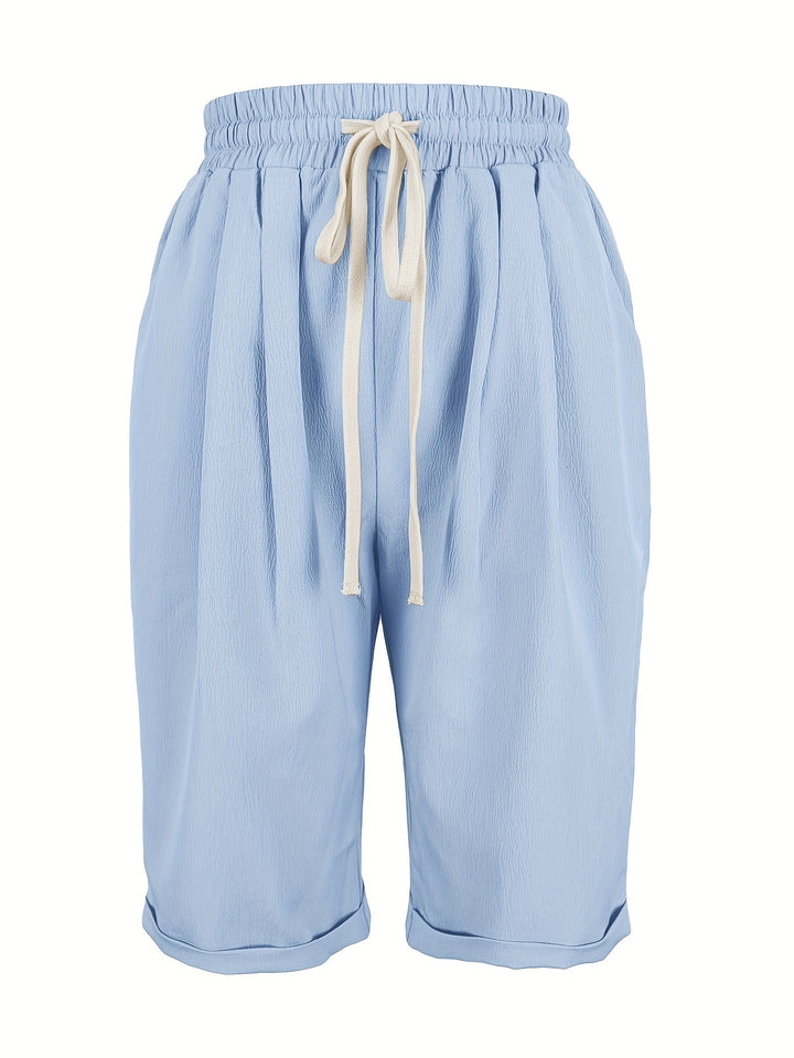 ANNE RELAXED CAPRI TROUSERS