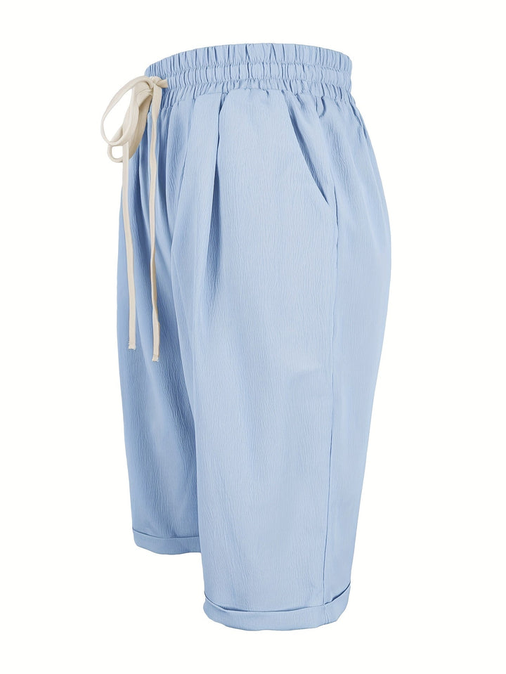 ANNE RELAXED CAPRI TROUSERS