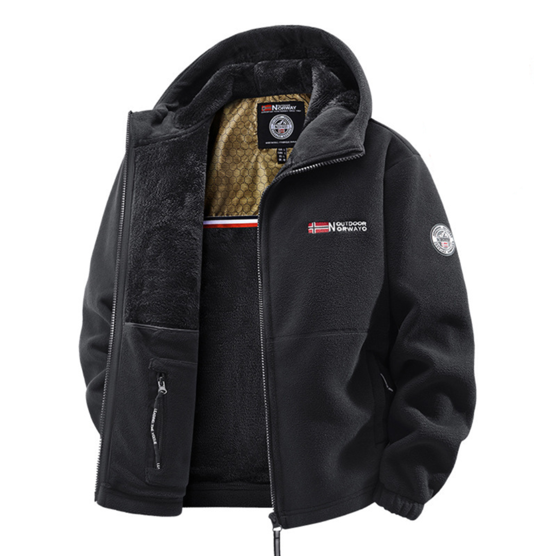 Andres Fleece-Lined Hooded Jacket