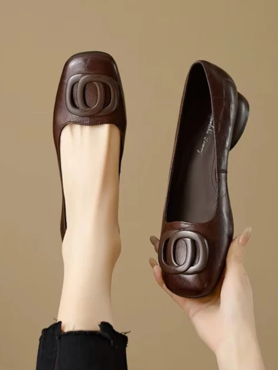 Meave Leather Ballet Flats