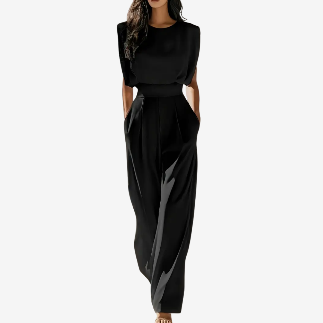 Catherine™ | Belted Jumpsuit