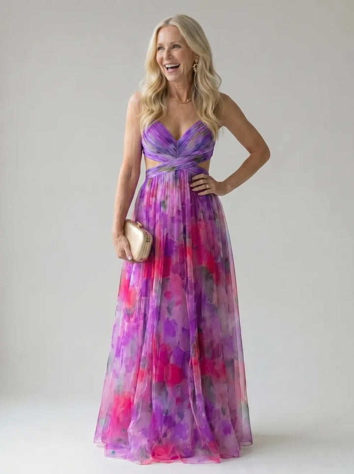 Isel Soft Wrap Maxi Dress by Roseworth London