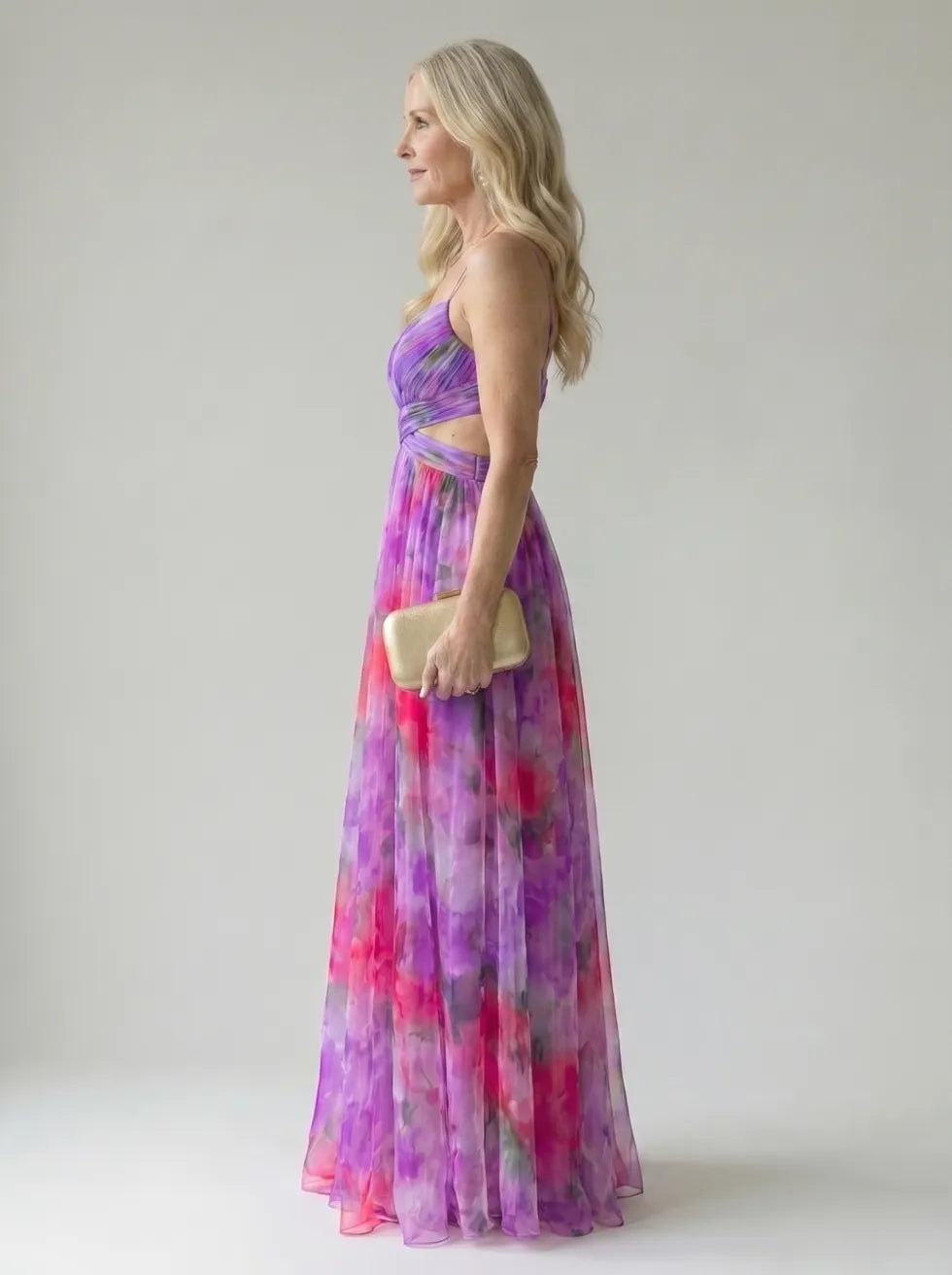 Isel Soft Wrap Maxi Dress by Roseworth London
