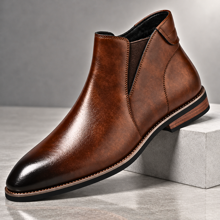 Salvatore Italian Leather Chelsea Boots