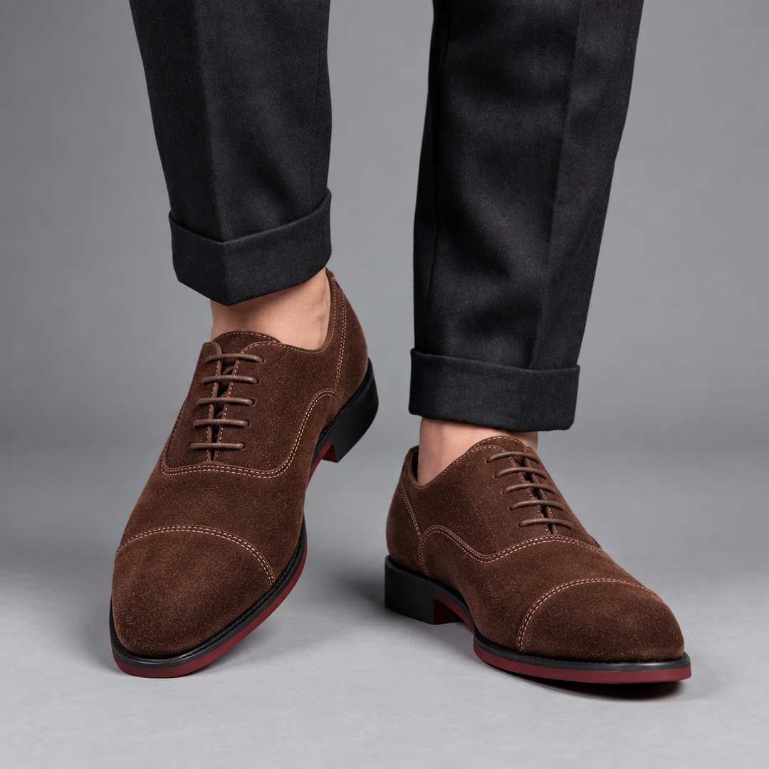 Milano Italian Suede Brogue Oxfords