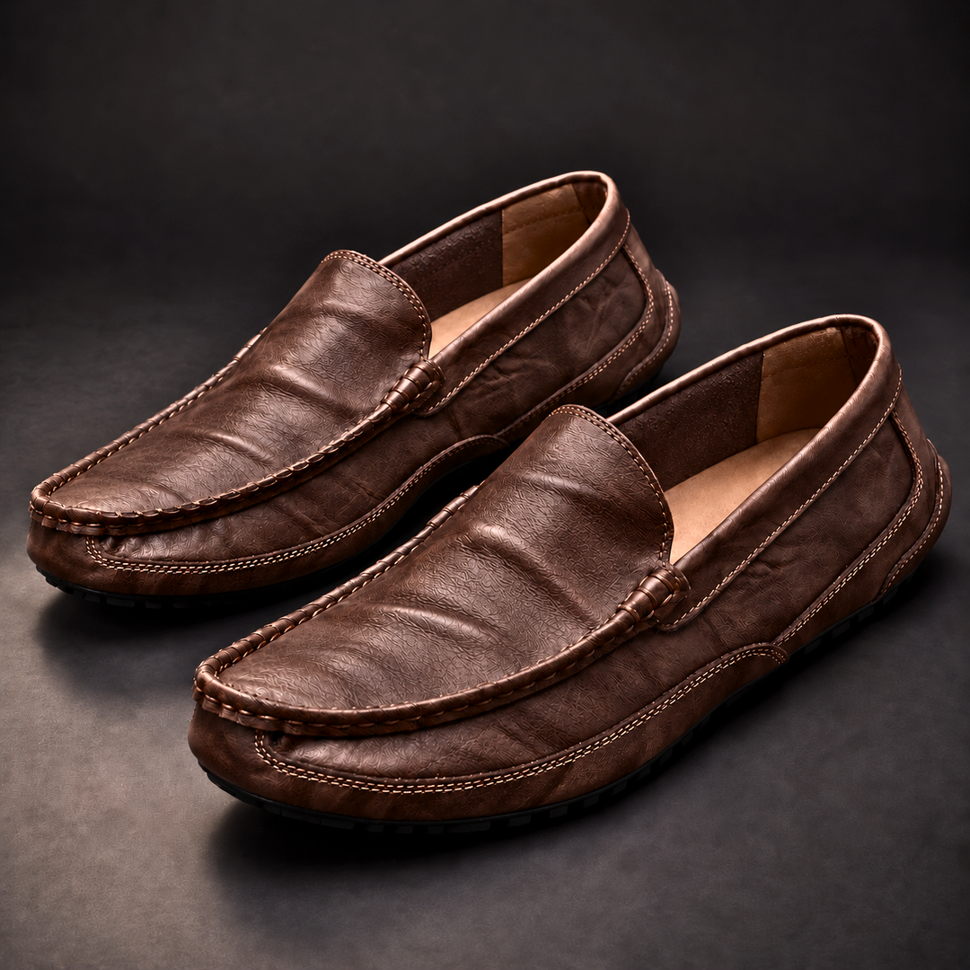 Santori | Cushioned Leather Loafers