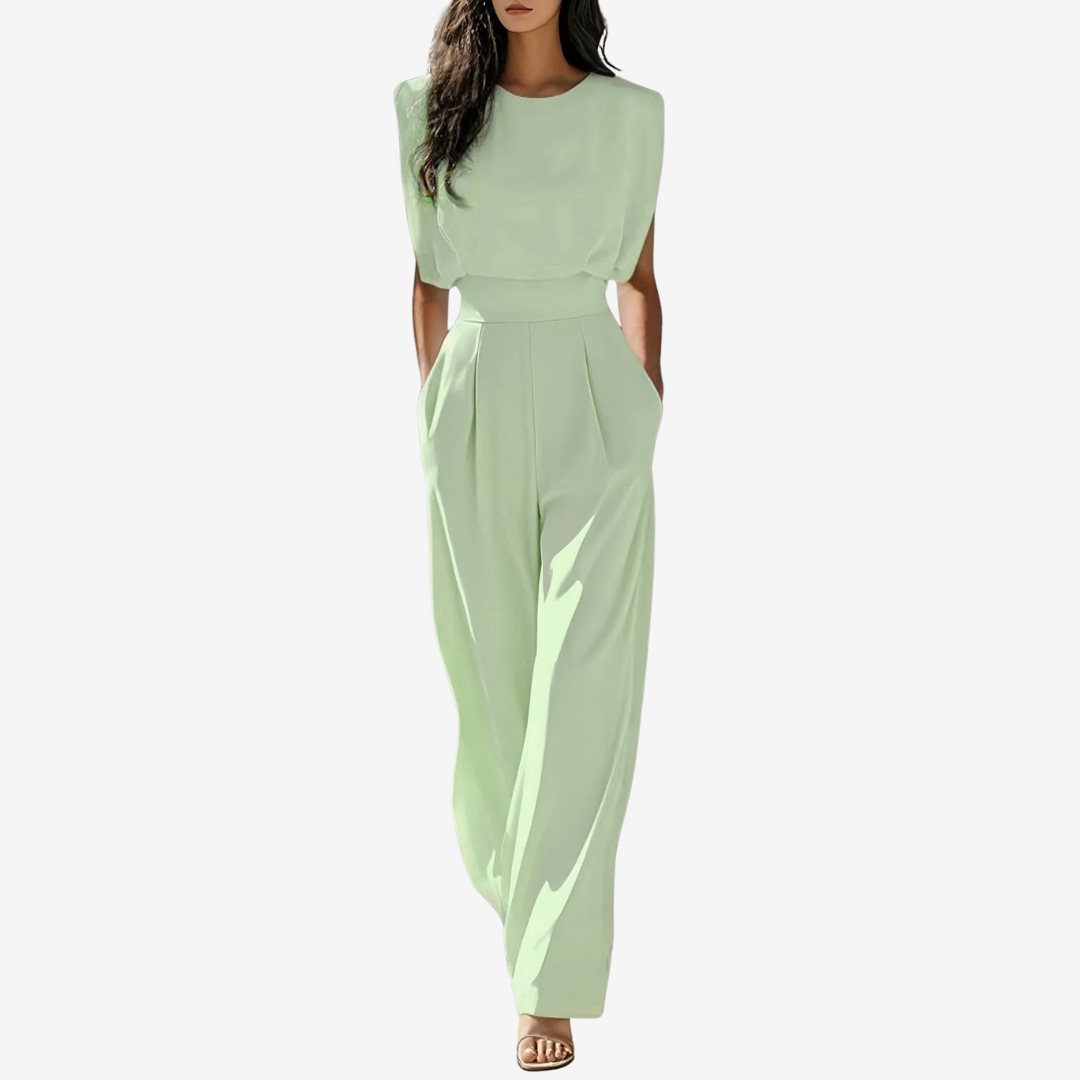 Catherine™ | Belted Jumpsuit