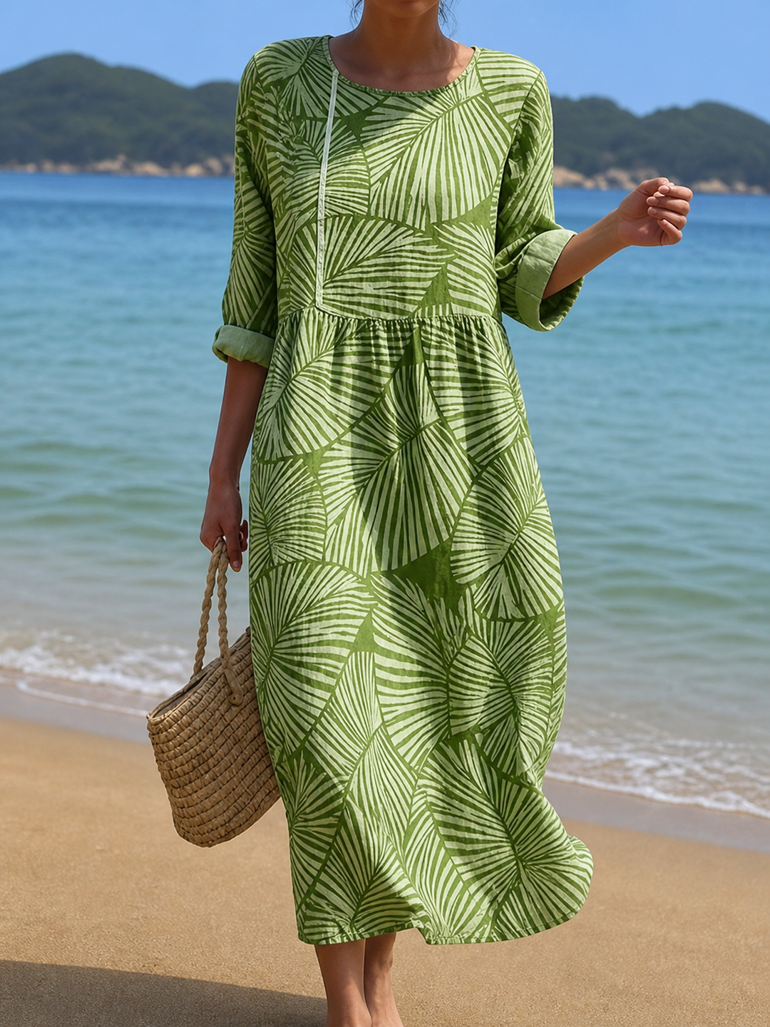 Floral-print dress by Roseworth London