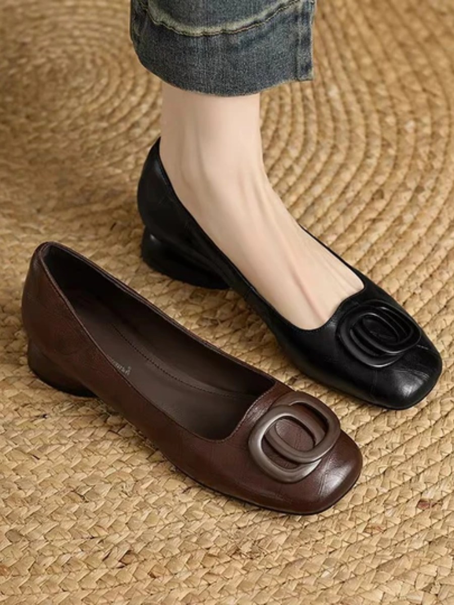 Meave Leather Ballet Flats
