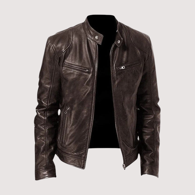 Martin Classic Leather Biker Jacket