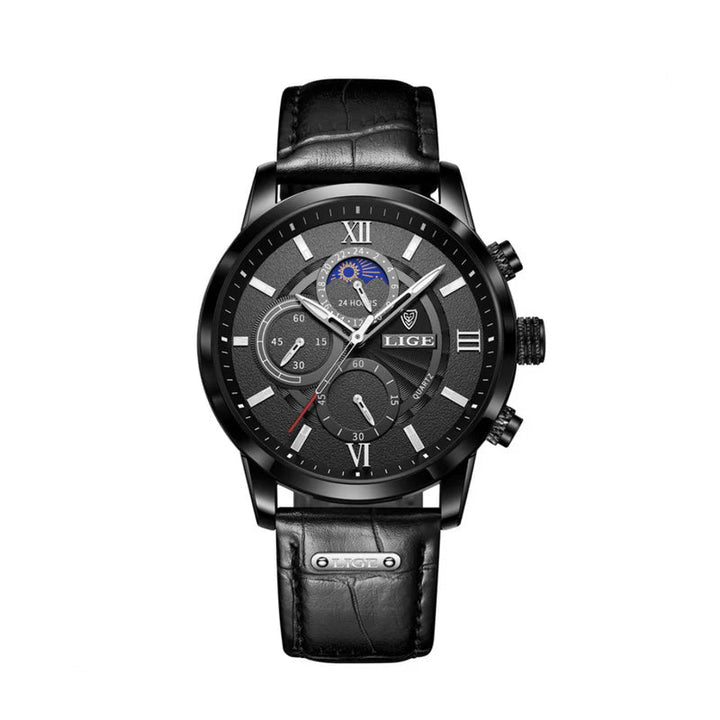 Napoli Watch with Genuine Leather Strap