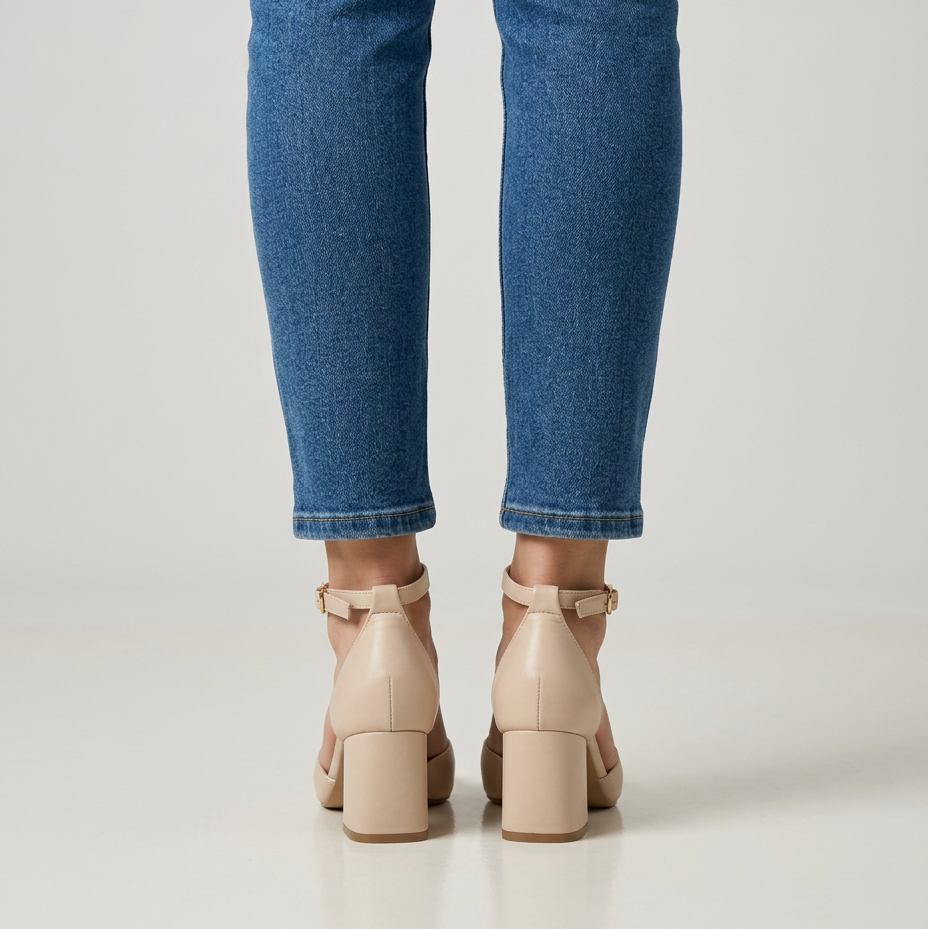 Elara Comfortable Pointed-Toe Block Heels