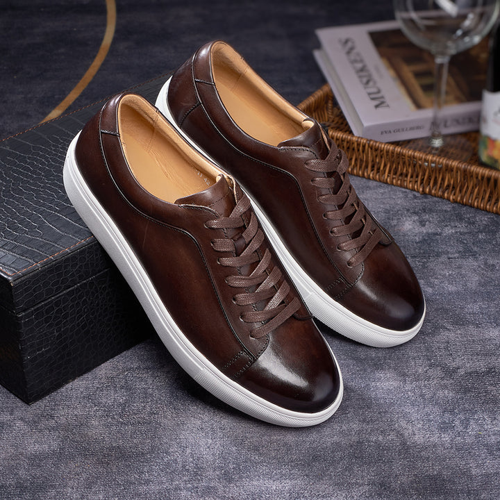 SHOREDITCH LEATHER SNEAKERS